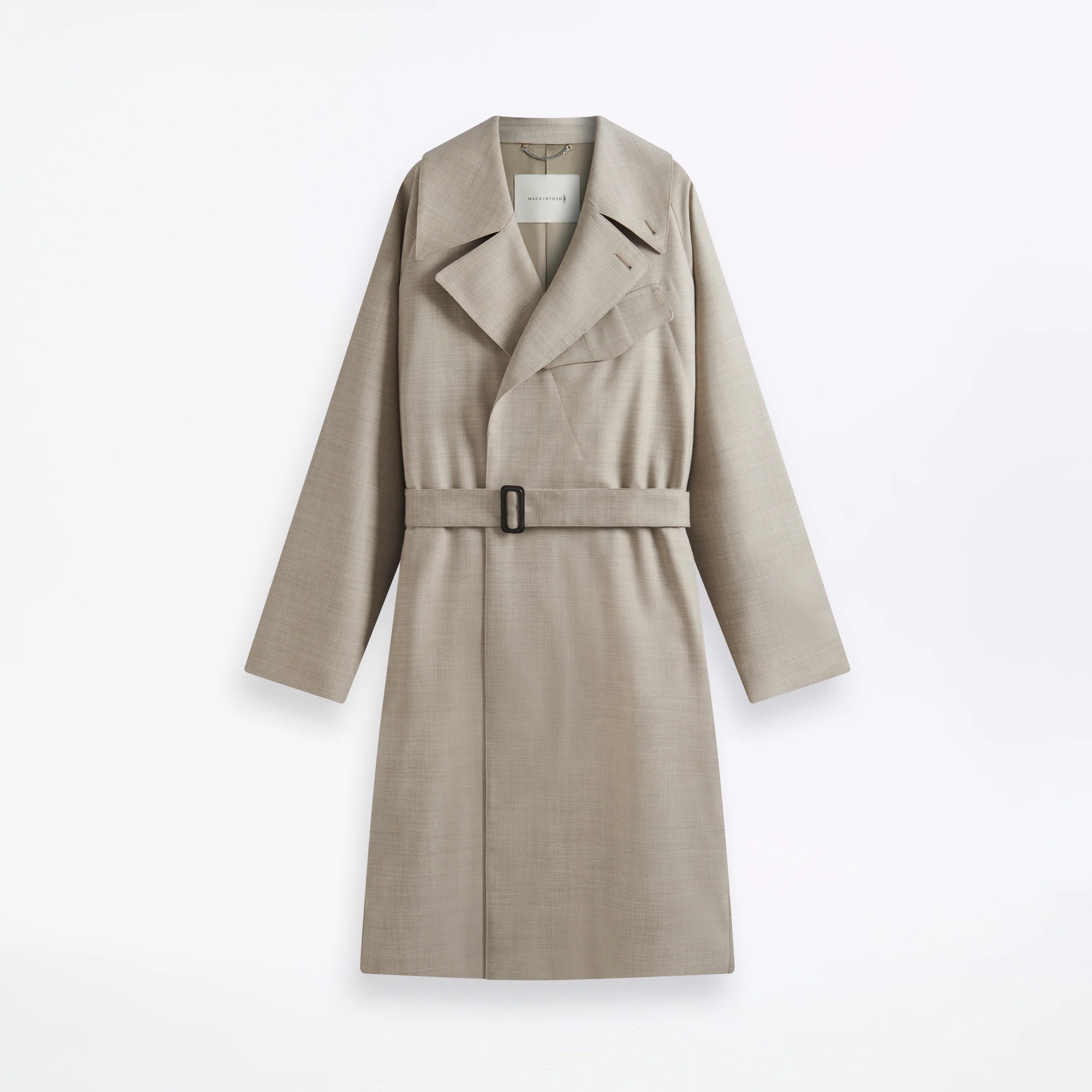 Laggan Belted Wool Gabardine Trench Coat - Image 3
