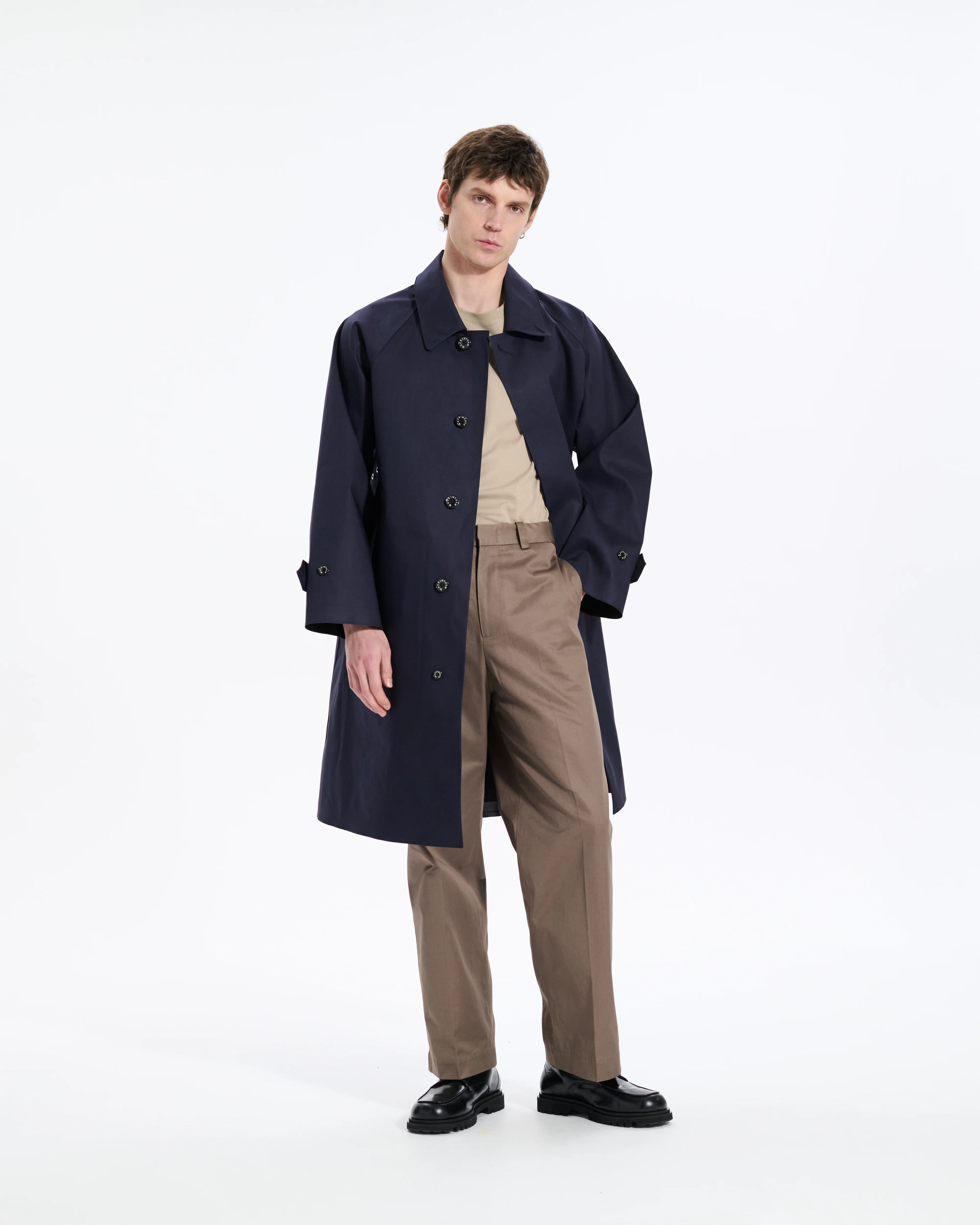 Lauder Rubberised 3/4 Length Oversized Coat - Image 4